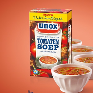 Van blik naar pak: Unox introduceert de nieuwe norm in soep.